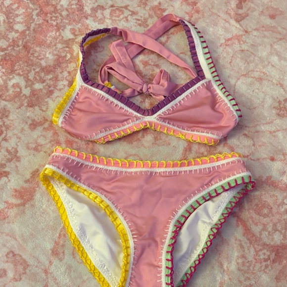 Bathing suit set! Size 12 in kids but for me it fit xxs in women! - Picture 2 of 6